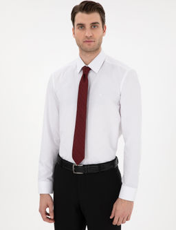 Beyaz Regular Fit Uzun Kollu Basic G_mlek