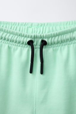 SPORTY BERMUDA SHORTS WITH RAISED SLOGAN - Zara фото 3