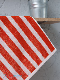 Полотенце махровое пестротканое жаккардовое полоса 7194(2) 45х90