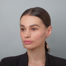 Серьги висячие со стразами Шамбала, цвет золотой в розовом золоте, 6,5см - Queen fair фото 2