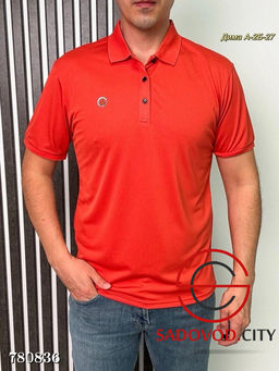 Мужская футболка поло однотонная - Bruno фото 6