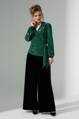 Блуза Euro Moda 484 зеленый