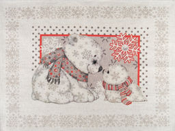 Комплект полотенец 20С189-ШР+К/пр/фкор из 3 шт 46*60 "Север-3" рис. 338