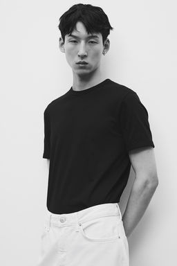 Camiseta de algodon Slim Fit