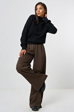 Джемпер вязаный свободный из хлопка - Fly фото 35