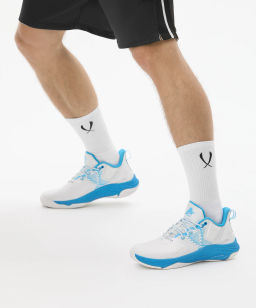 Кроссовки баскетбольные JOGEL A1, белый/голубой  фото 13