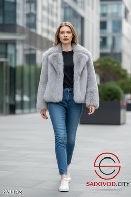 Шуба женская из искусственного меха