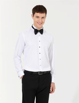 Beyaz Slim Fit Smokin G_mlek - Pierre cardin фото 3