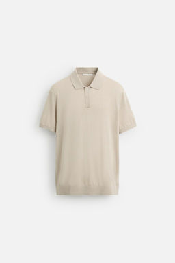 KNIT COTTON - SILK POLO SHIRT - Zara фото 7