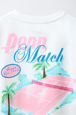 CAMISETA ESTAMPADA PENN  / Blanco - Zara фото 4