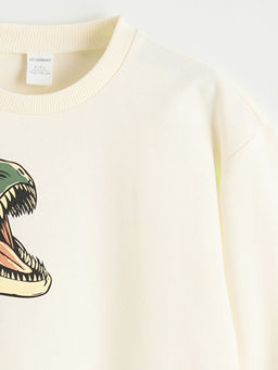 Jurassic World Bask?l? Erkek ?ocuk Sweatshirt