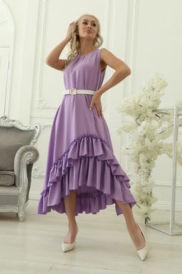 Платье П1-4983/6 Цвет:Сиреневый - Wisell фото 4