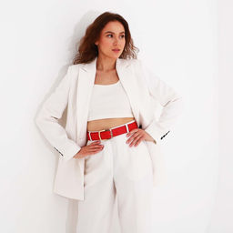 Ремень женский, ширина 3.8 см, винт, пряжка металл, цвет красный - Simaland фото 3