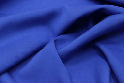 Штапель цв.Винтажно-васильковый, СОРТ2, ш.1.45м, вискоза-100%, 110гр/м.кв - Купава фото 2