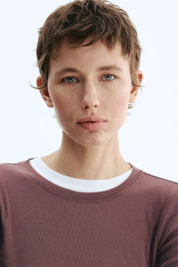 Top en punto de algod?n pima - H&m фото 8