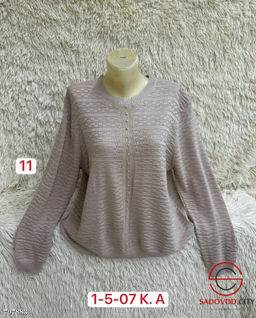 Кофта вязаная с узором - Bruno фото 5