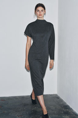 ASYMMETRIC LONG DRESS - Zara фото 8