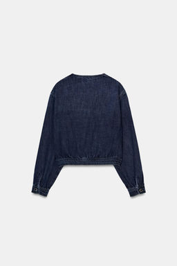 CHAQUETA BOMBER Z1975 DENIM / Azul - Zara фото 8