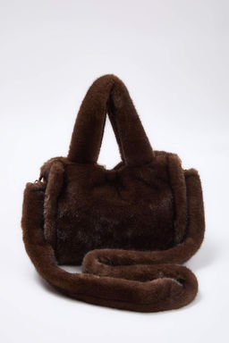 Kahverengi Suni Kurk Kad?n Omuz ve El cantas? TAKAW26OC00071