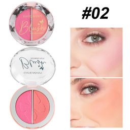 Двухцветная палетка румян тон 02