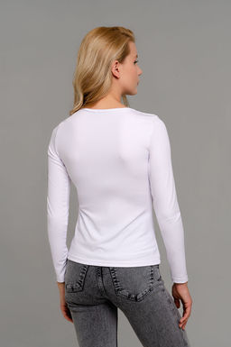 Арт. 12802/4 Лонгслив облегающий 44-50 (4 шт) Цвет:белый - Калинка фото 11