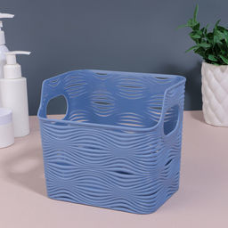 Органайзер для хранения WAVE, с ручками, 1 секция, 13 9 11,5 см, цвет МИКС