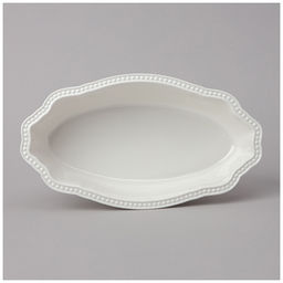 Салатник Lefard Ribbon овальный фарфор 1000 мл 28×15,5×6,5 см  фото 4