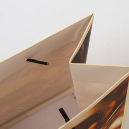 Цена за 2 шт. Пакет ламинированный «Золотые шары», MS 23×18×10 см