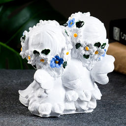 Фигурка гипс Два ангела с книгой, 12?12 см