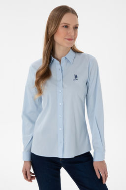 Kad_n A__k Mavi Uzun Kollu Basic G_mlek Sepette S_rpriz _ndirim