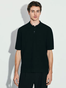 Джемпер поло текстурной вязки / Zarina