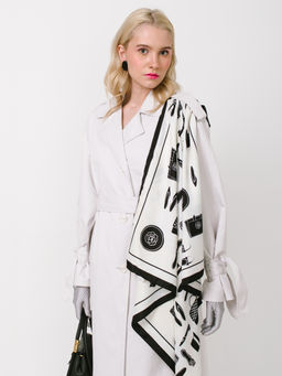 Большой, мягкий, тонкий и очень нежный двусторонний платок - Tantino фото 4