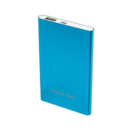 Внешний аккумулятор Luazon PB-19, 4000 мАч, USB, 1 А, индикатор, металл, синий