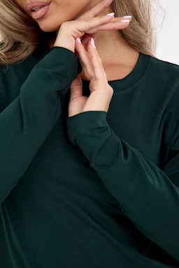 Платье-футер-длинное