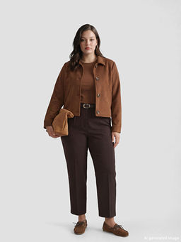 Beli Kemerli Havu? Kesim Kad?n Pantolon