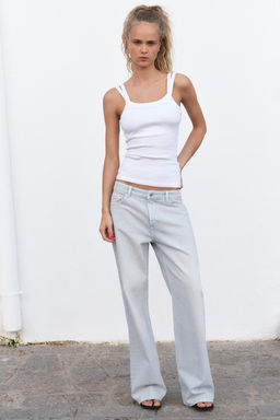 MID-RISE WIDE-LEG TRF JEANS