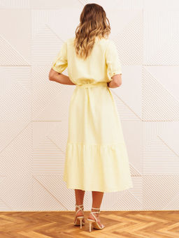 Платье Gizart 5126/2 сливочное масло  фото 3