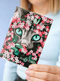 ОБЛОЖКА ДЛЯ ПАСПОРТА Green eyes, плотность 600 мкм