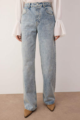 Mavi Yuksek Bel Bel Wide Leg Jeans TWOAW26JE00079 - Trendyolmilla фото 3