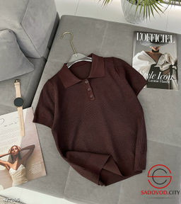 Футболка поло однотонная