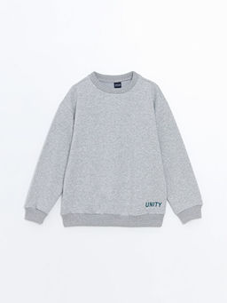 Bisiklet Yaka Erkek ?ocuk Sweatshirt