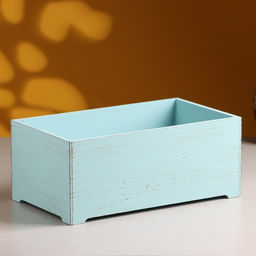 Набор ящиков деревянных Прованс 3 в 1 (25х14,5х10; 23х12,5х9; 21х10х8)см Серо-голубой - Дарим красиво фото 2