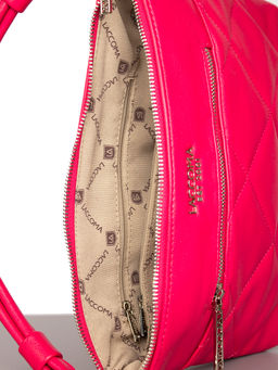 LACCOMA сумка Майя-24-L815-маджента эко кожа хлопок фото 4