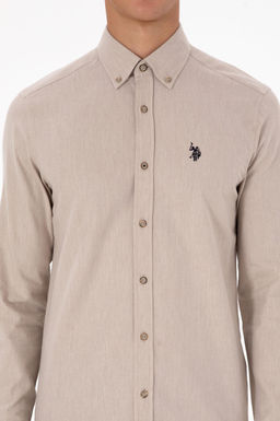 Erkek Bej Uzun Kollu Basic G_mlek Sepette S_rpriz _ndirim - U.s. polo assn фото 6