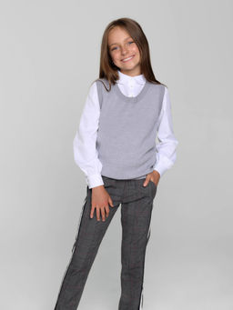 ESLI Жилет для девочки 20С-63СП серый