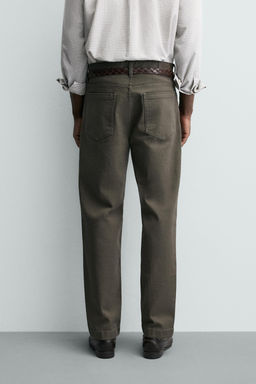 PANTAL?N STRAIGHT FIT / Gris topo - Zara фото 3