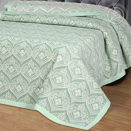 Сады Востока зеленая 180*235/1 шт. Жаккардовые (хлопок)