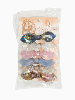 Цена за 3 шт. Заколка - автомат для волос «Вэнна» стиль, 8.5 см, МИКС