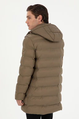 Мужское пальто цвета хаки Неожиданная скидка в корзине - U.s. polo assn фото 12
