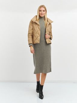 Пуховик женский укороченный на кнопках - Glenfield фото 3